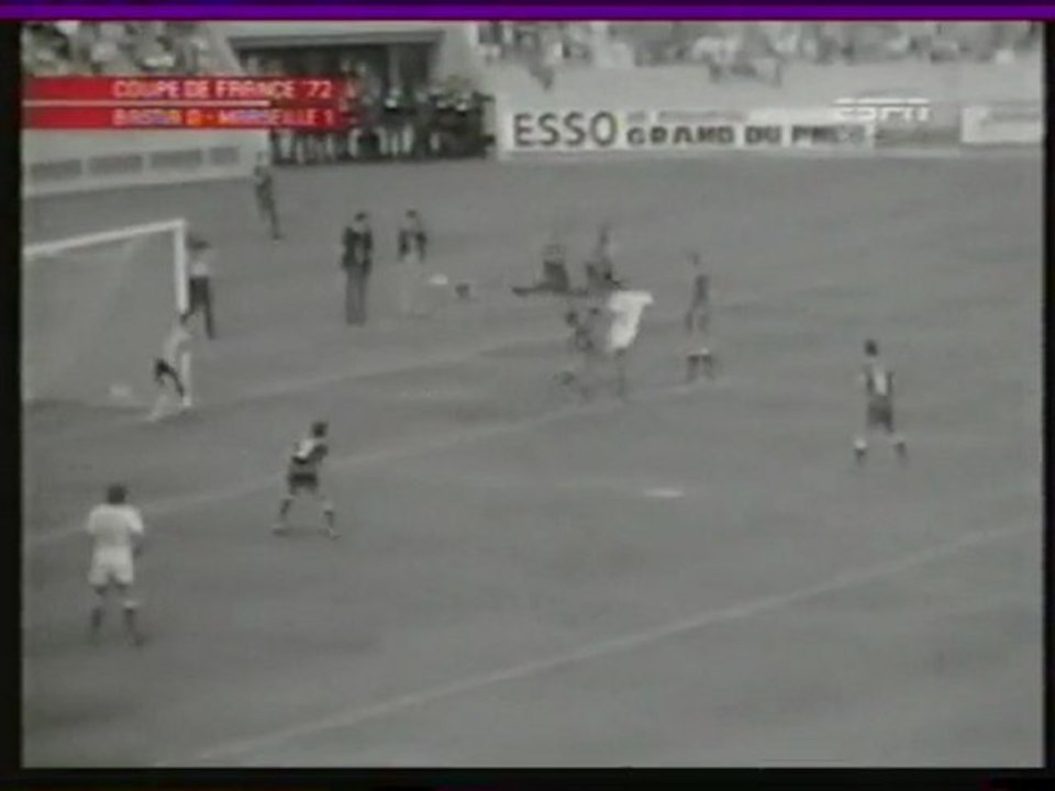 01 – Jean Marc Culioli – OM BASTIA – Finale Coupe de France – Année 1972