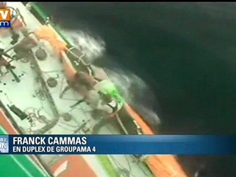 Volvo Ocean Race : Franck Cammas en Mer de Chine à bord du Groupama 4