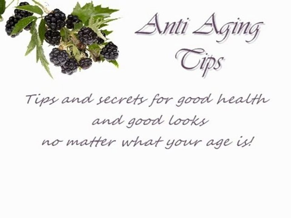 Anti-Aging Tips