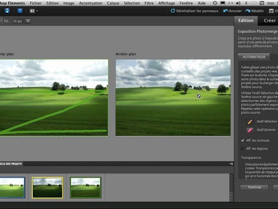 Fusion HDR avec Photoshop Elements