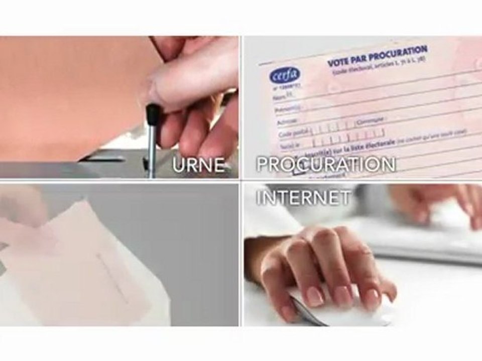 "Votez à l'étranger en 2012" - Modalités de vote