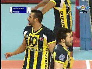 31 Ocak 2012 Fenerbahçe Grundig - Assego Resovia Rzeszow Maçı 4.Set