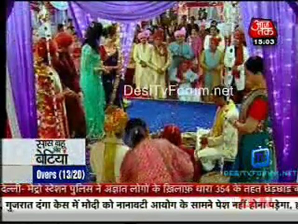 Saas Bahu Aur Betiyan [Aaj Tak] - 1st February 2012 Video pt3