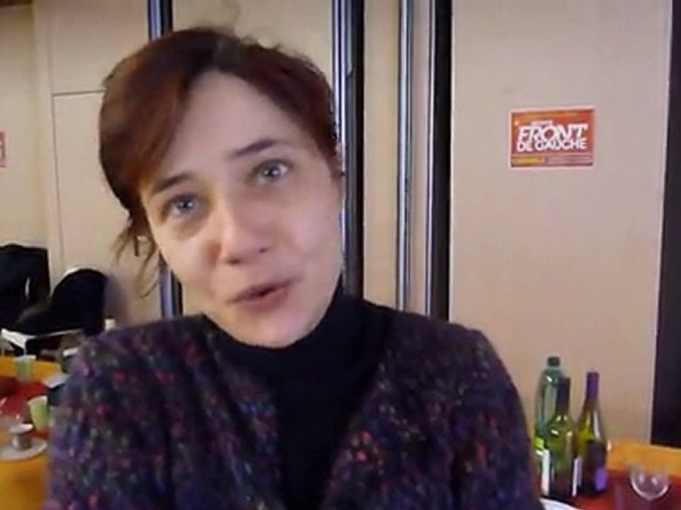 Voeux du groupe Front de Gauche - Elisa Martin