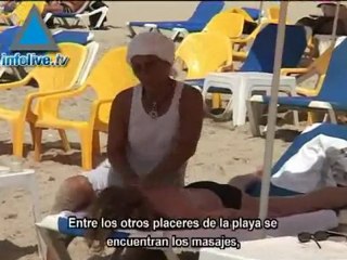 La playa y sus personajes