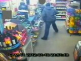 Hammer attack: CCTV shows robbers raiding shop in Walkden