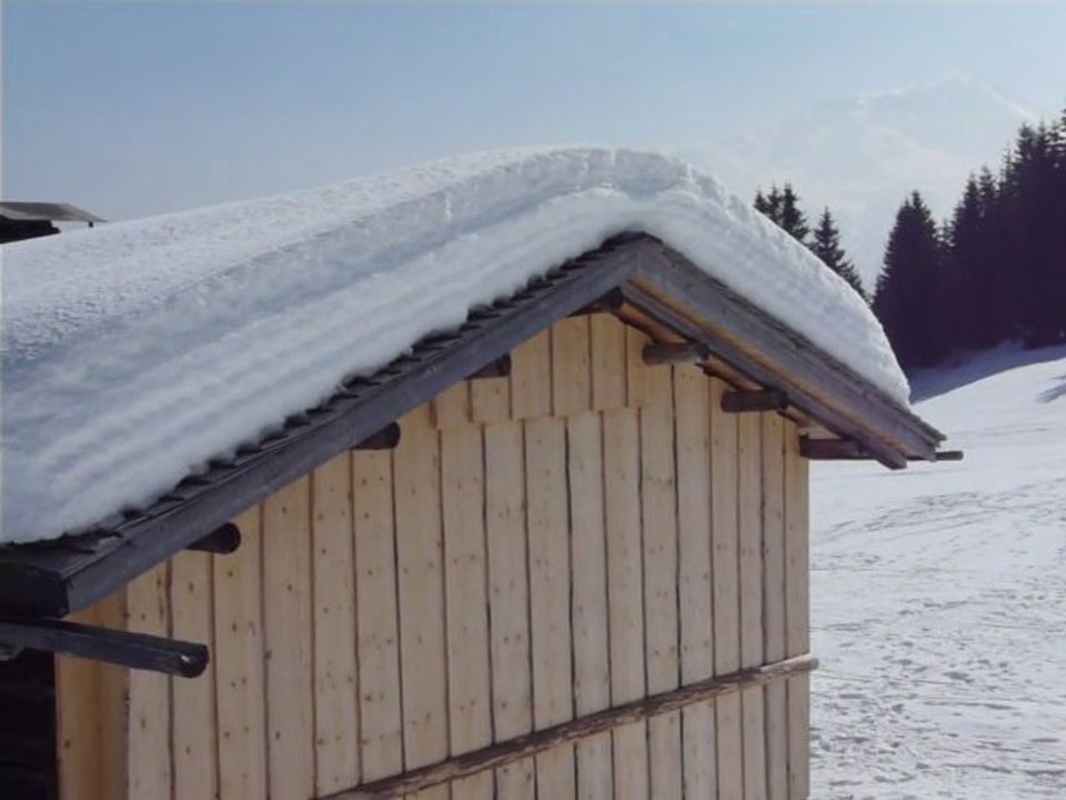 Arêches - Le plan Villard en raquettes - mars 2010