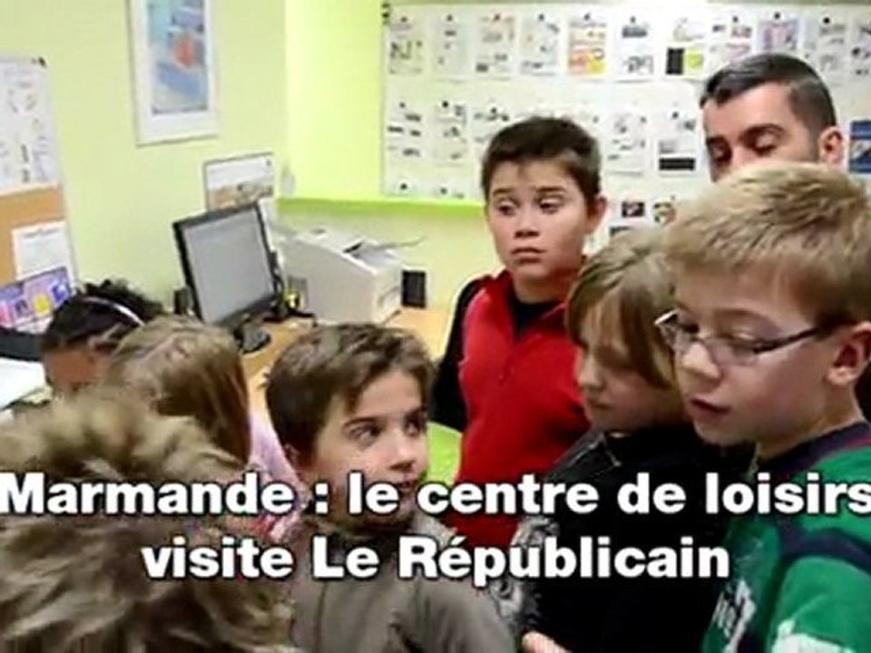 Marmande: le centre loisirs en visite au Républicain