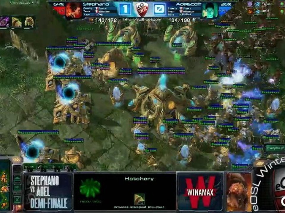 Demi-finale - Stephano vs Adel - match 2 - eOSL Winter'12