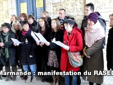 Marmande: manifestation du RASED