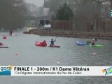 FINALE 1 (200m) K1 DAME VETERAN - REGATE INTERNATIONALE DU PAS-DE-CALAIS 2012