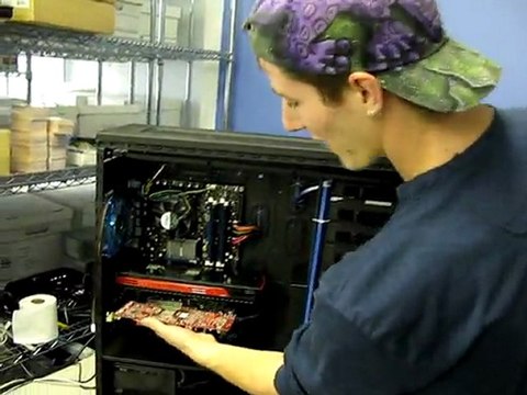 ATI Radeon HD 5970 Video Card Installation in Corsair Obsidian 800D Linus Tech Tips