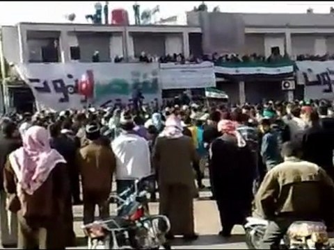 فري برس حماة كرناز 1 2 2012 مظاهرة صباحية حاشدة 1 2 2012