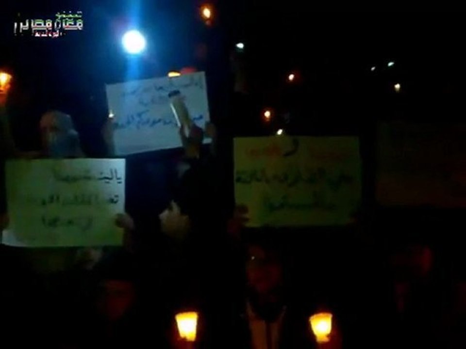 فري برس   إدلب معرة مصرين مظاهرة شموع الثلاثاء 31 1 2012