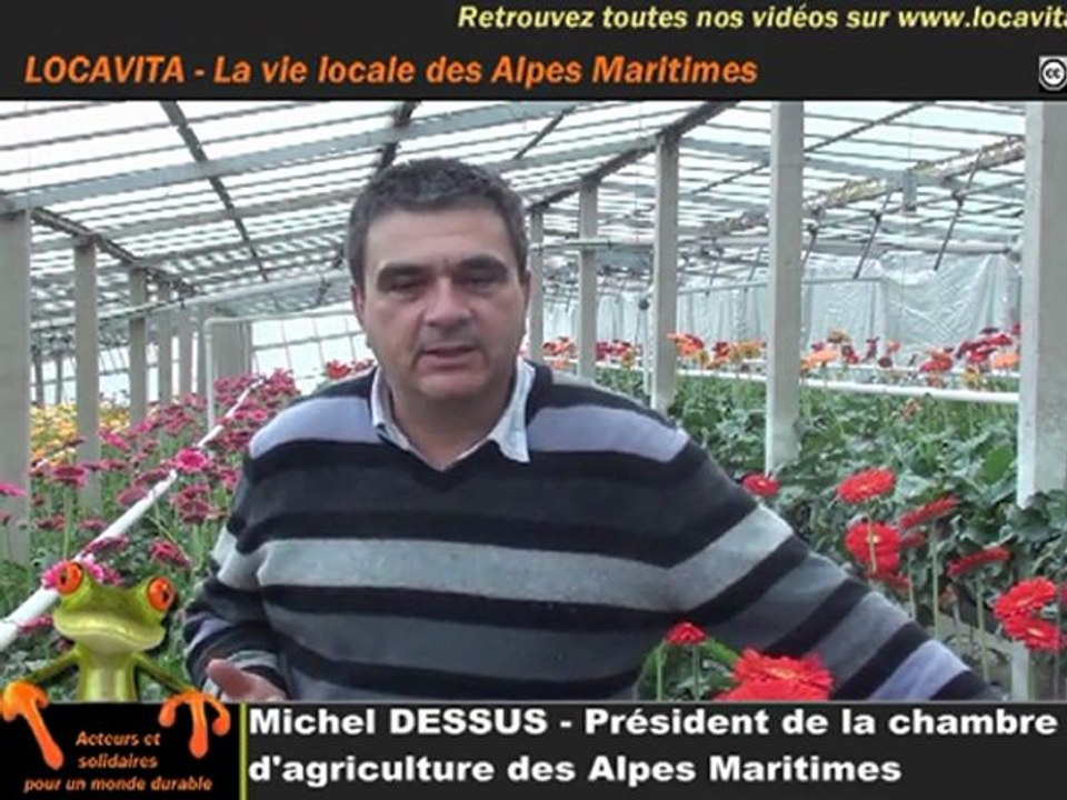 Interview Michel DESSUS Président de la chambre d'agriculture des Alpes Maritimes