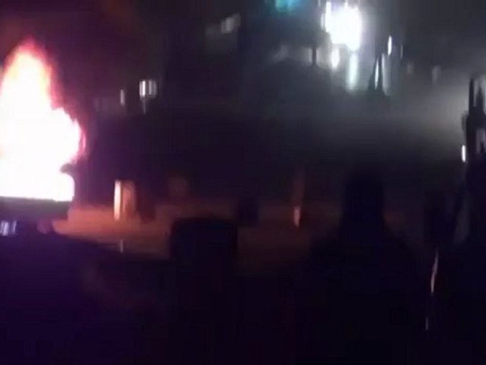 فري برس   دمشق كفرسوسة مظاهرة حاشدة واطلاق نار مباشر لتفريقها 31 1 2012