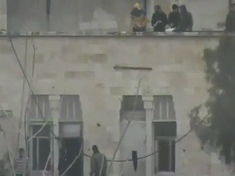 فري برس حماه ساحة العاصي انتشار الشبيحة في الحزب القديم 31 1 2012