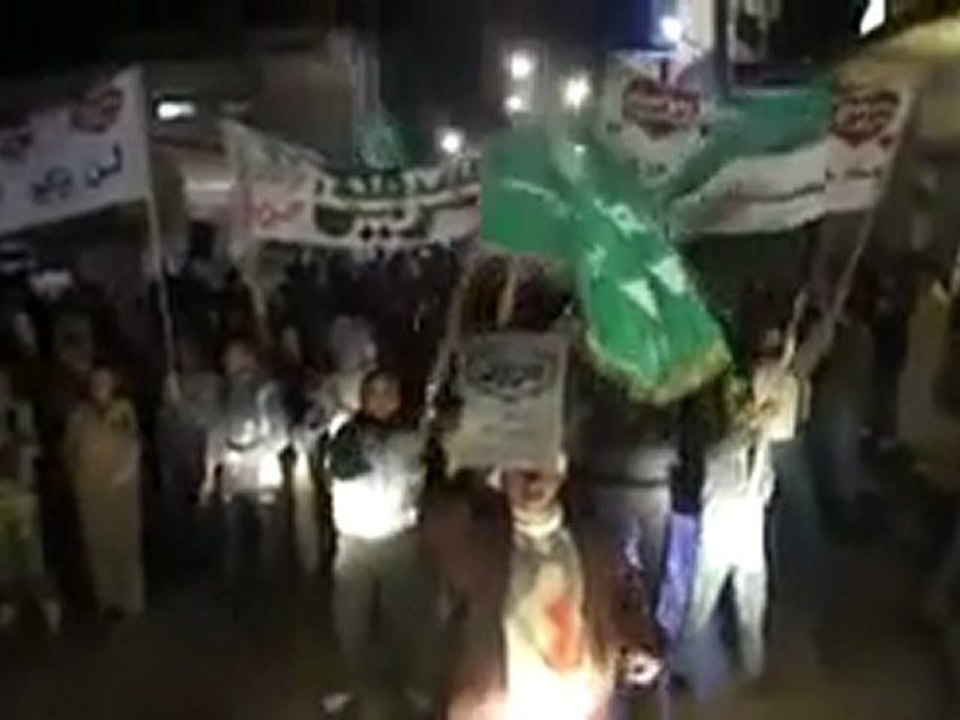 فري برس   ادلب   سرمين   مسائية احرار سرمين 31 1 2012