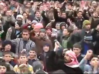 فري برس   إدلب   معرة النعمان حاشدة رغم الصباح الدامي 31 1 2012