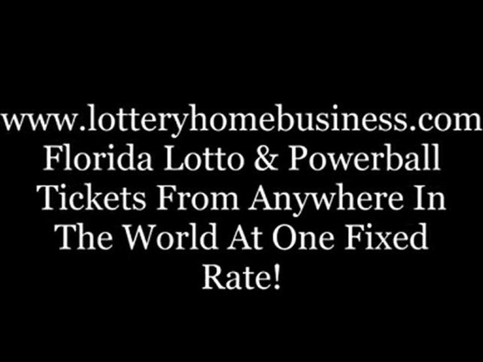 The Only Home Based Business In America 'Lotto Magic'. Unique Home-Based Business Opportunity In The Network Marketing Industry.