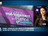 Hollande enfariné par une femme fait preuve de sang-froid