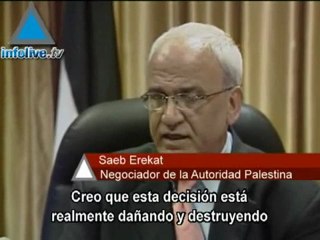 Palestinos: la construcción en asentamientos es una humillac
