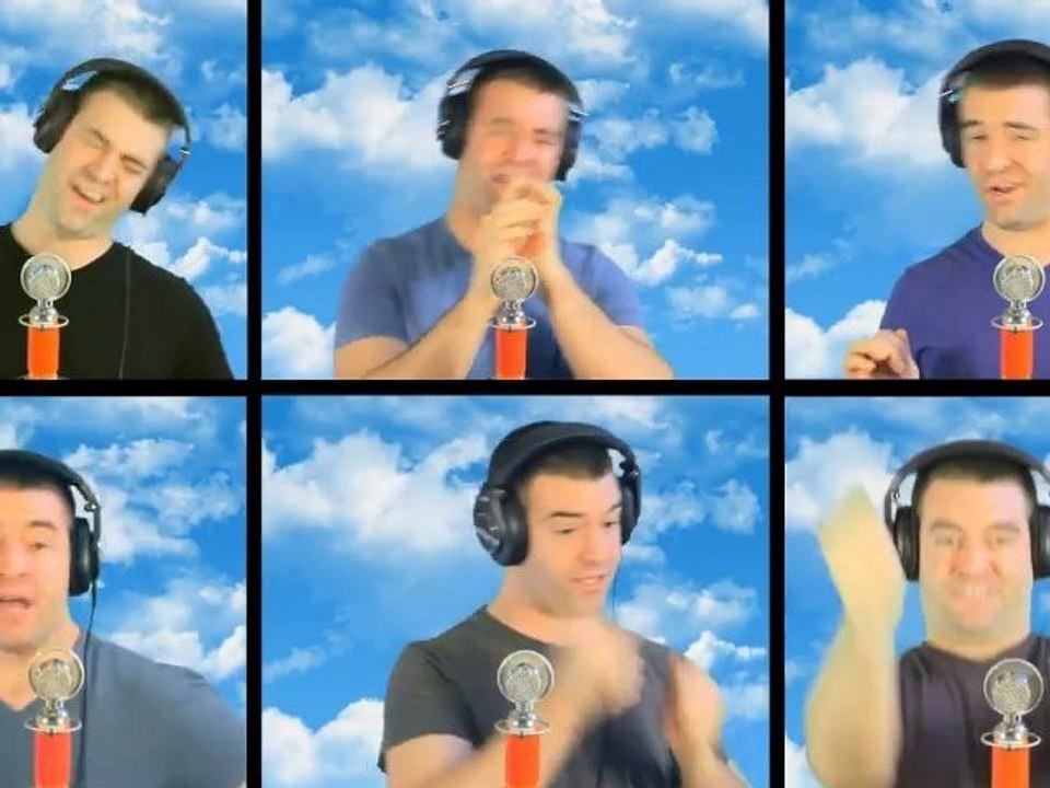 Une reprise vocale sur le thème des Simpsons