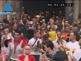 Pascua Cristiana Ortodoxa en la Iglesia del Santo Sepulcro