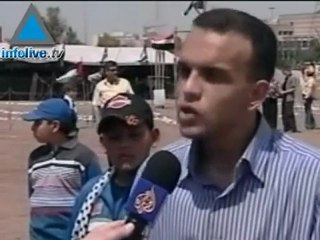 سوريا تبني اكبر علم فلسطيني في العالم