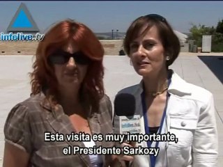Sarkozy visitó el Museo Yad Vashem