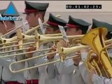 Bandas militares dan la bienvenida a dignatarios extranjeros