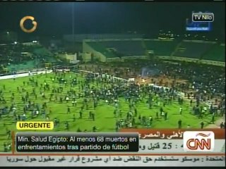 Alto número de muertos en Egipto tras partido de fútbol