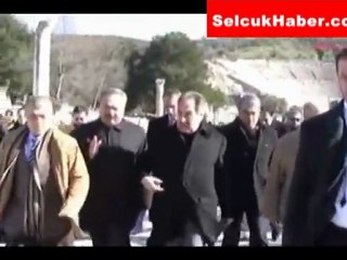 Bakan Günay Kanal Projesi İçin Efes’te