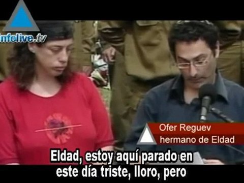 Hermano de Eldad Reguev en su funeral: estoy orgulloso de p