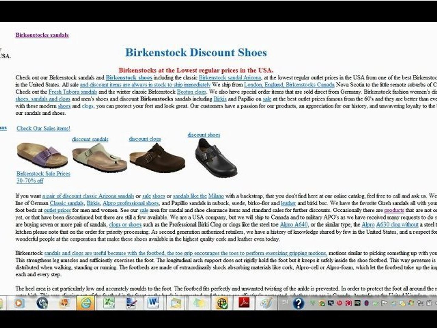discount birkenstocks