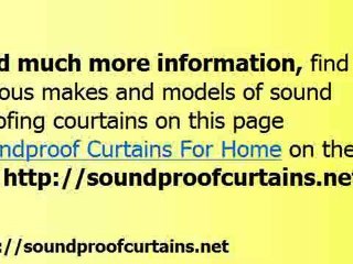 Three Sorts Of Soundproof Curtains For Home [Movie Presentation]