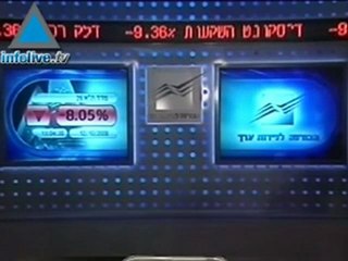 Infolive.tv: Cayó la Bolsa en Tel Aviv por la crisis financi