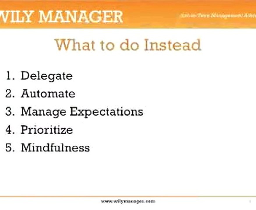 Multitasking Skills - A Step by Step Guide for Busy Managers