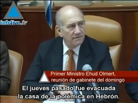 Olmert - los ataques de colonos judíos contra palestinos ino