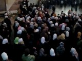فري برس   معضمية الشام مظاهرة حرائر نا في يوم تشيع الشهيد 01 02 2012