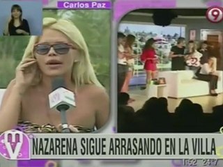 Nazarena habla de Pedro y Paula en "Más Viviana" 2 - 31 de Enero