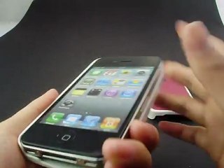 iPhone 4S Protective Back Cover Hard Case in Siver