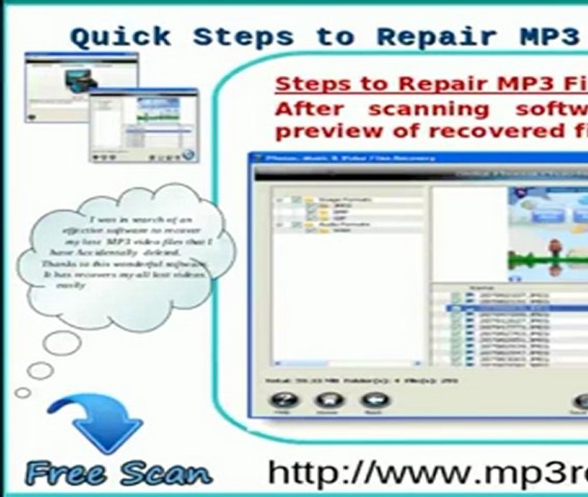 MP3 Repair Easy tips to repair MP3 files video Dailymotion