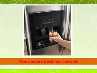 BEST BUY Refrigerators - Amana 25-Cubic-Foot Side-by-Side Refrigerator, ASD2522WRB, Black with a Discount