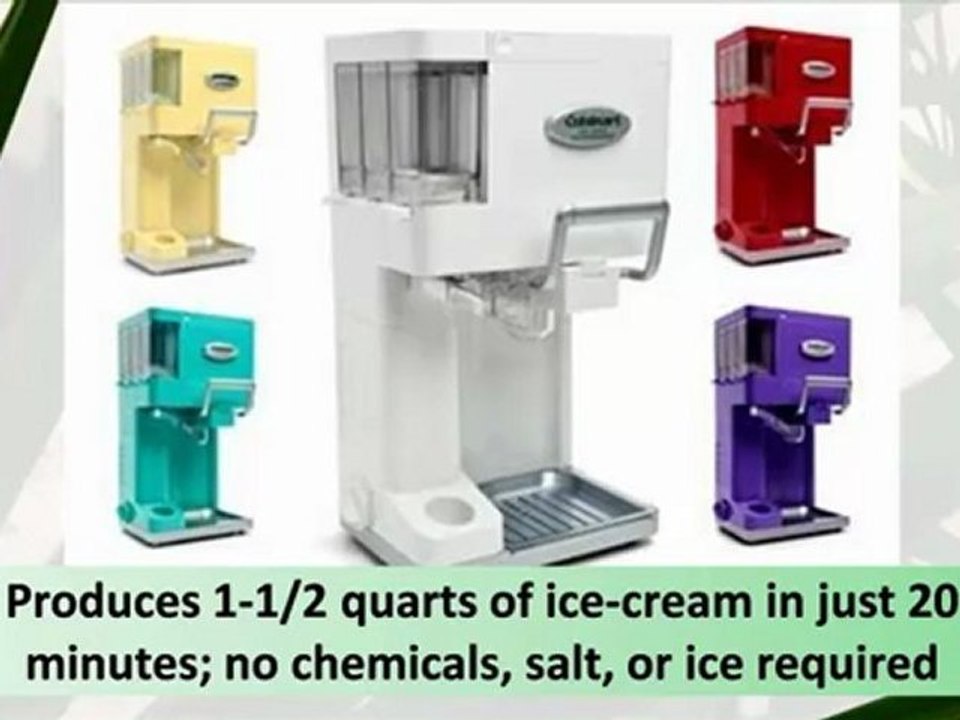 DISCOUNT Cuisinart Soft Serve Ice Cream Maker - Cuisinart ICE-45 Mix It In Soft Serve 1-1/2-Quart Ice-Cream Maker