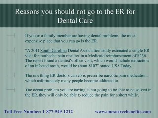 Why Prevent Emergency Dental Care