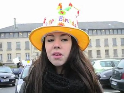 Manifestation, lycée de Bazeilles