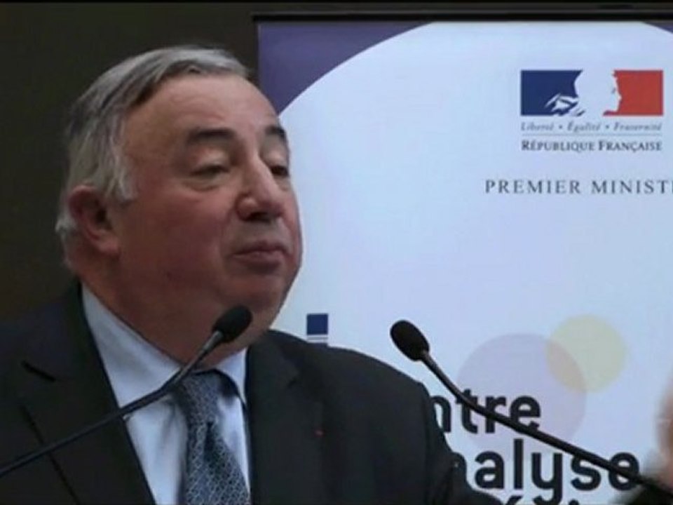 Gérard Larcher : conclusion du colloque "Responsabilité sociale et compétitivité : un nouveau modèle pour l'entreprise ?"