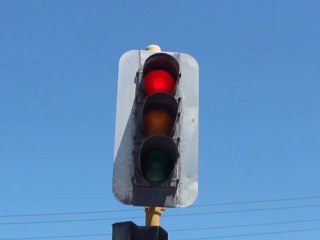 Old Eagle traffic signal