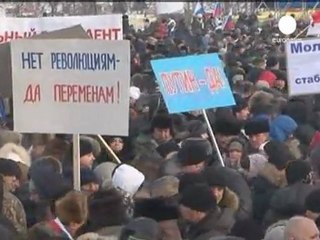 Russia: proteste di piazza pro e contro Putin